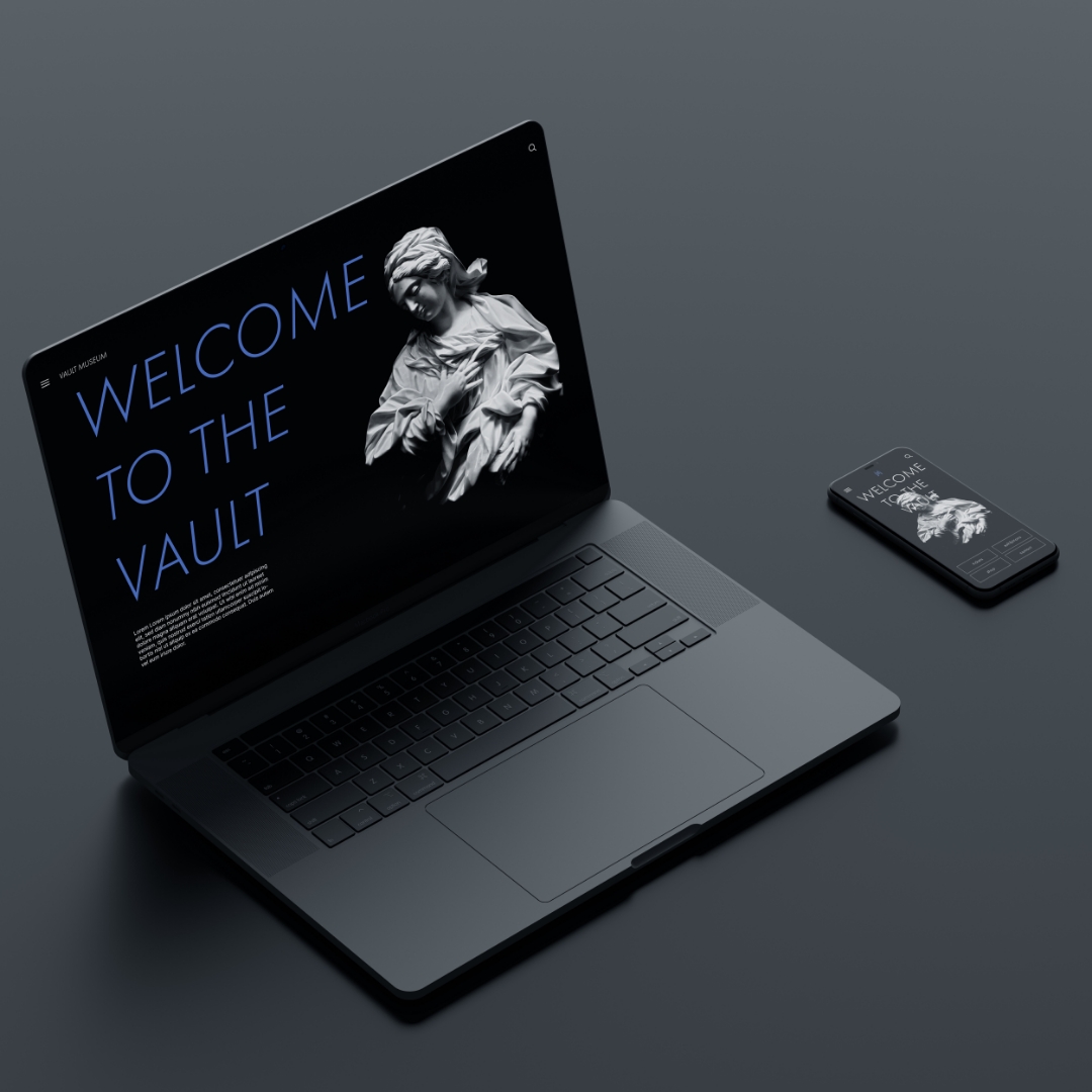 Macbook and Iphone for web site mockup